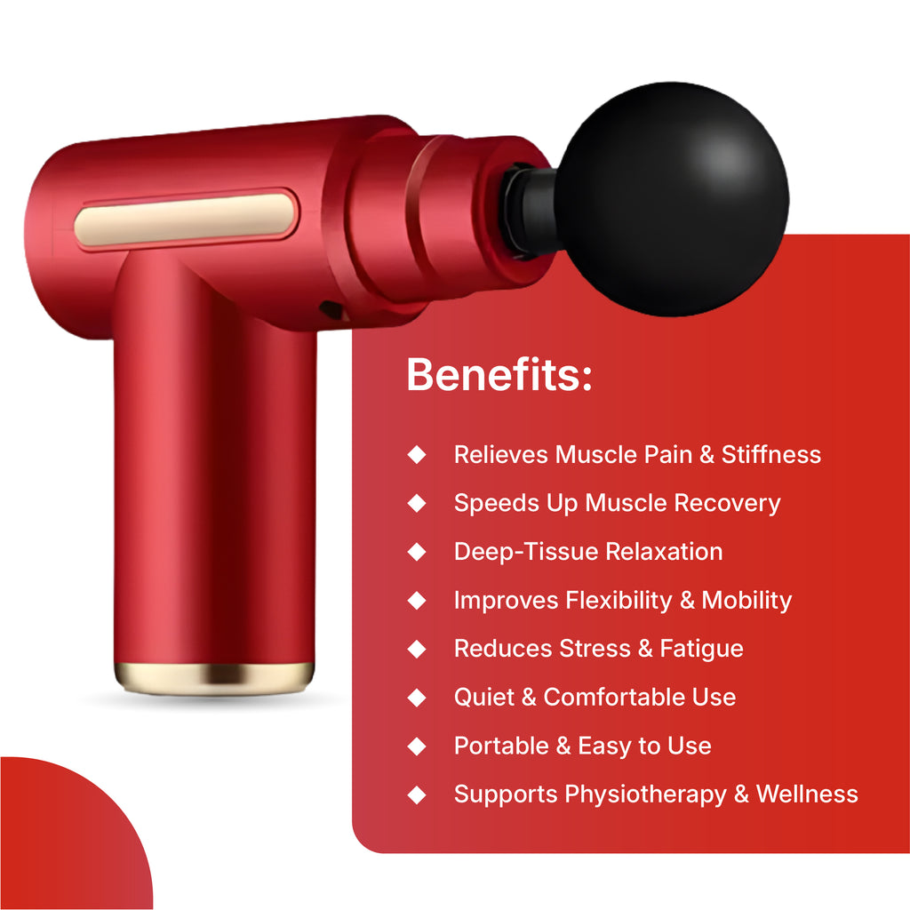 Zodivine  PowerPro  Massage  Gun  (Red Edition)